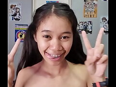 Alluring Tease from Petite Asian Beauty