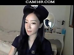 Korean Cop's Web Cam Show with Park Nima