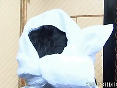 Submissive Japanese Maid Gets Loaded on Her Innocent Face