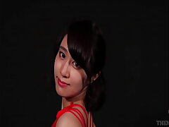 Sakurai's Seductive Red Outfit Tease Turns to Steamy Creampie